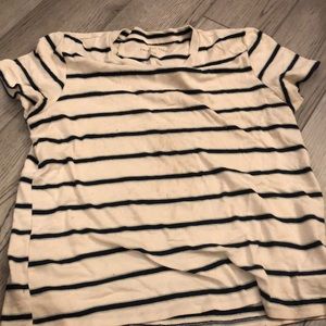 BOGO-American eagle striped t-shirt(white)